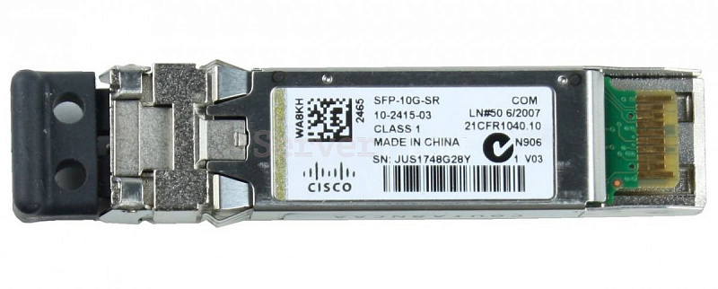 Трансивер Cisco SFP-10G-SR SFP+ (10GBase-SR, 850-nm, 400m) [10-2415-03]